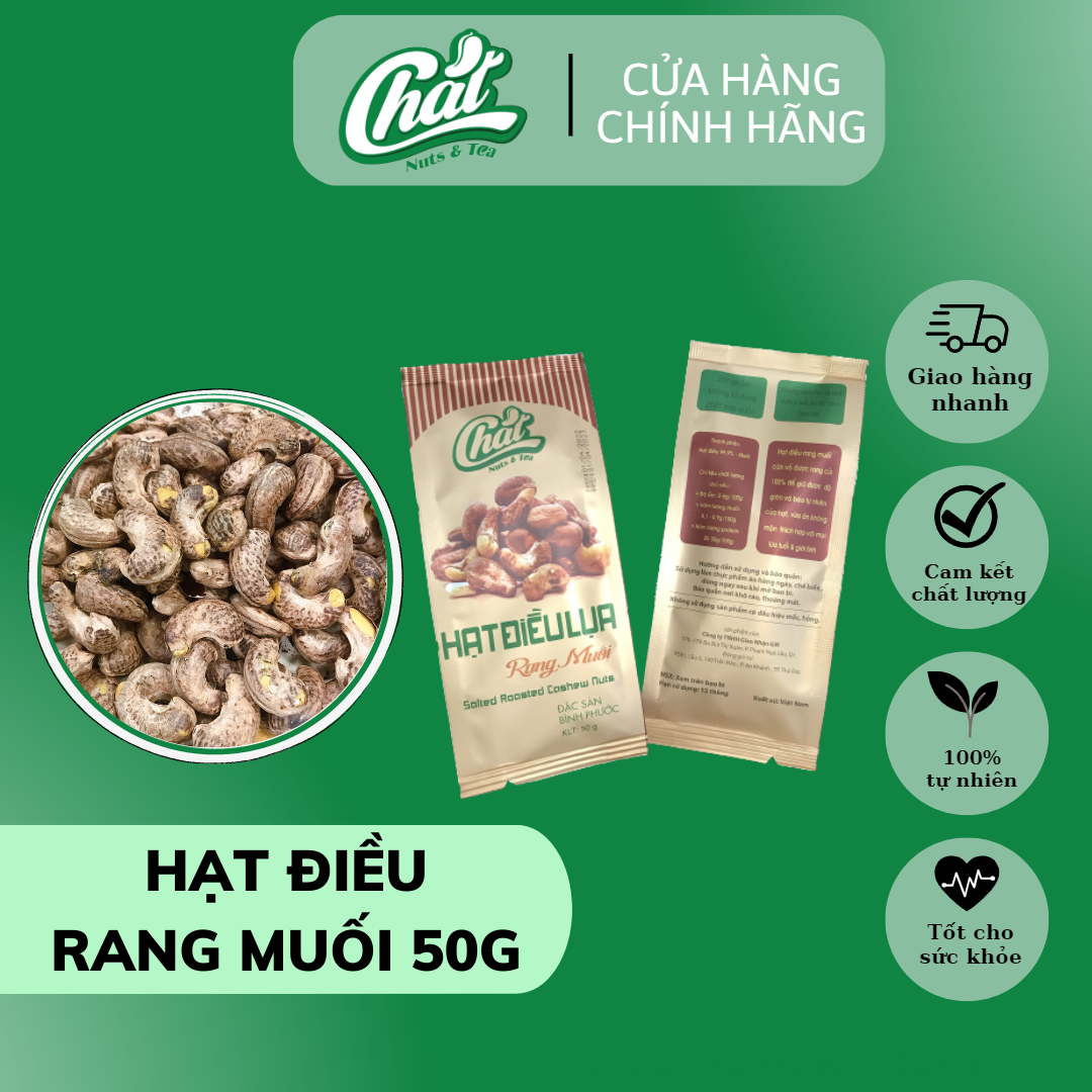 Hạt điều rang muối 50g